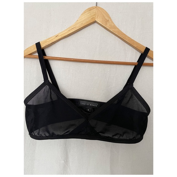 LAND OF WOMEN Classic Mesh Bra (NWOT) - Picture 2 of 6